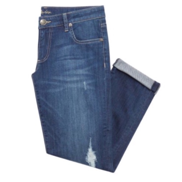 Kut from the Kloth Denim - Kut From The Kloth Kate Distressed Boyfriend Jean
